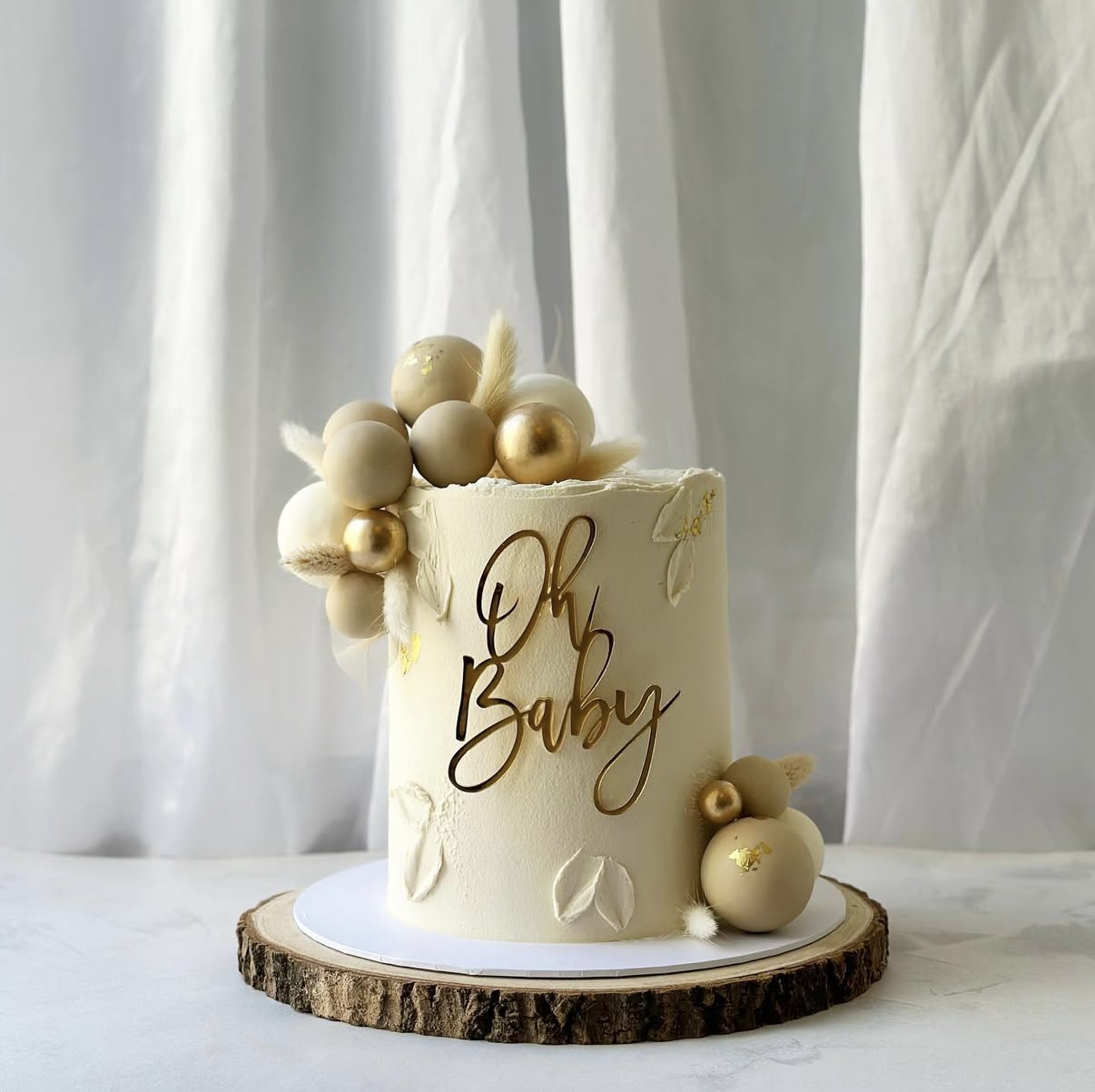 Baby shower cake design 1